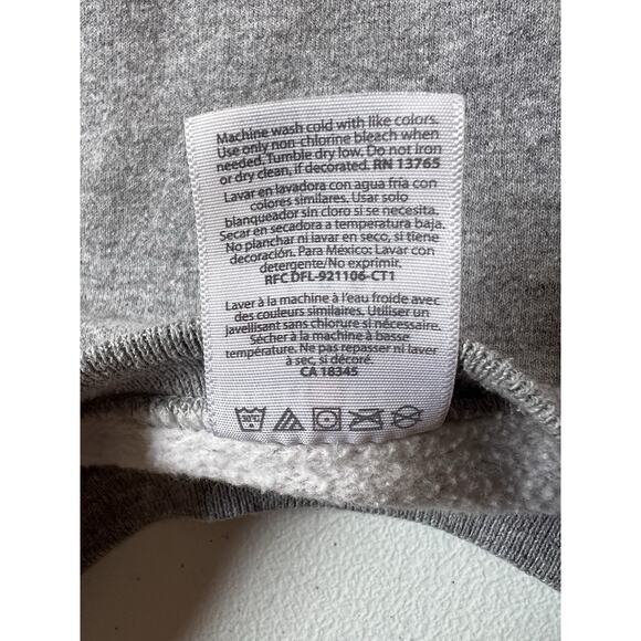 Vintage MSU Sweater Women's Size Large Gray Crew Neck Spartans Michigan State - Picture 5 of 5